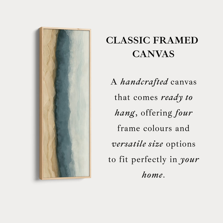 Tall Slim Vertical Long Abstract Canvas Wall Decor