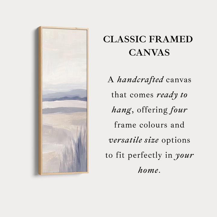Long Tall Vertical Wall Art - Abstract Landscape Canvas