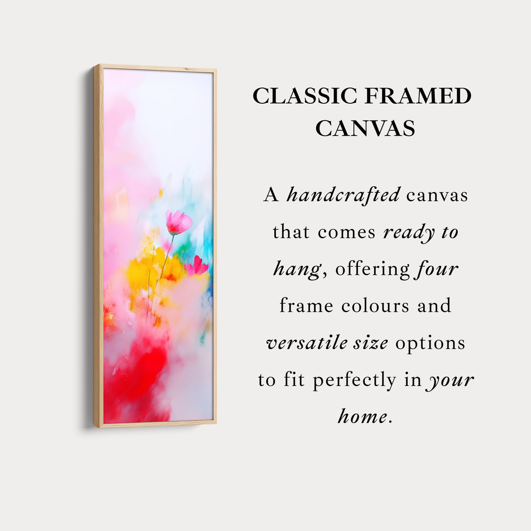 Abstract Large Painting Vertical Long Wall Art Large Canvas Decor