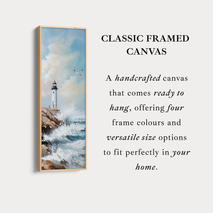 Long Vertical Wall Art - Lighthouse Big Large Picture Decor