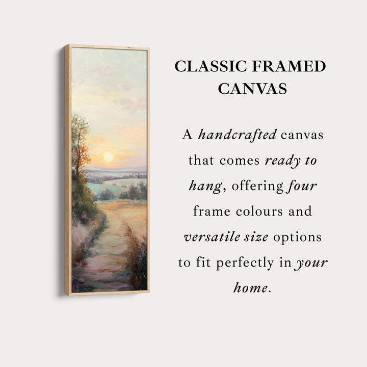 Long Narrow Vertical Large Wall Decor English Countryside