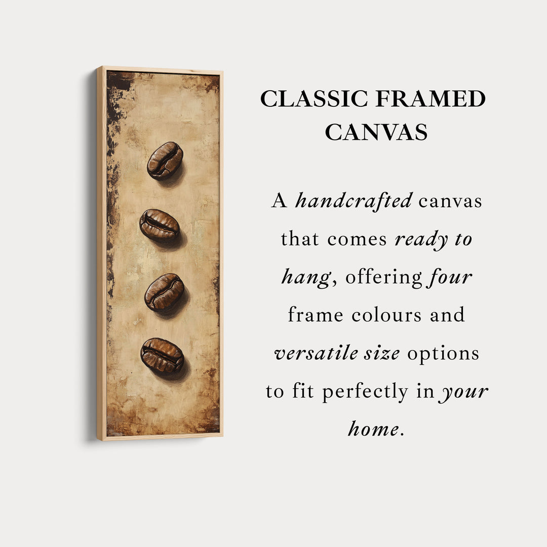 Coffee Shop Wall Art Tall Slim Vertical Decor