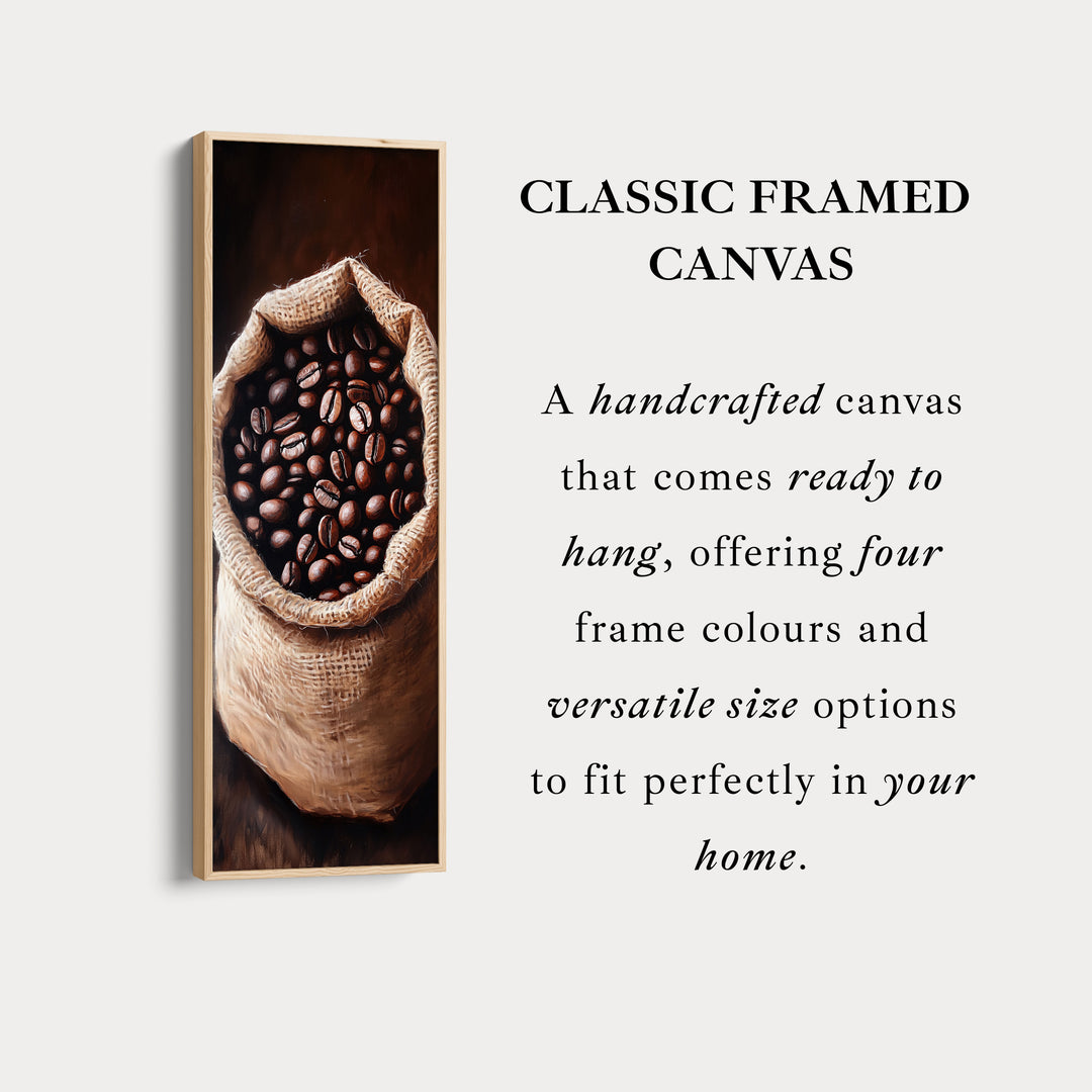 Vertical Decor Coffee Shop Wall Art Tall Slim