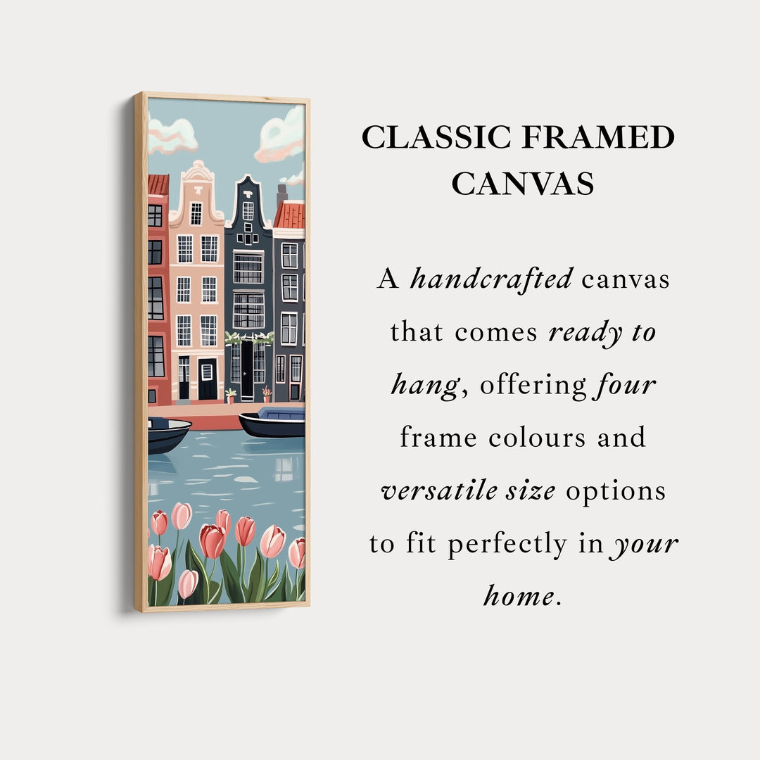 Amsterdam Vertical Bedroom Wall Art