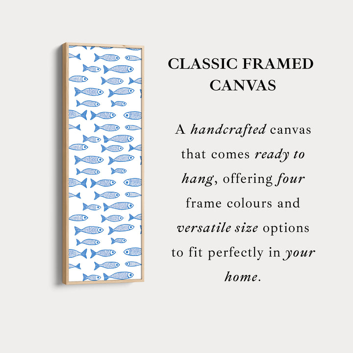 Sardines Vertical Kitchen Long Wall Decor