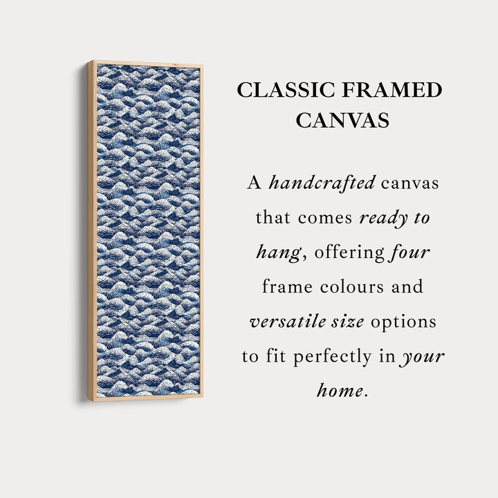 Vertical Wall Art Japandi Wave Tall Wall Decor