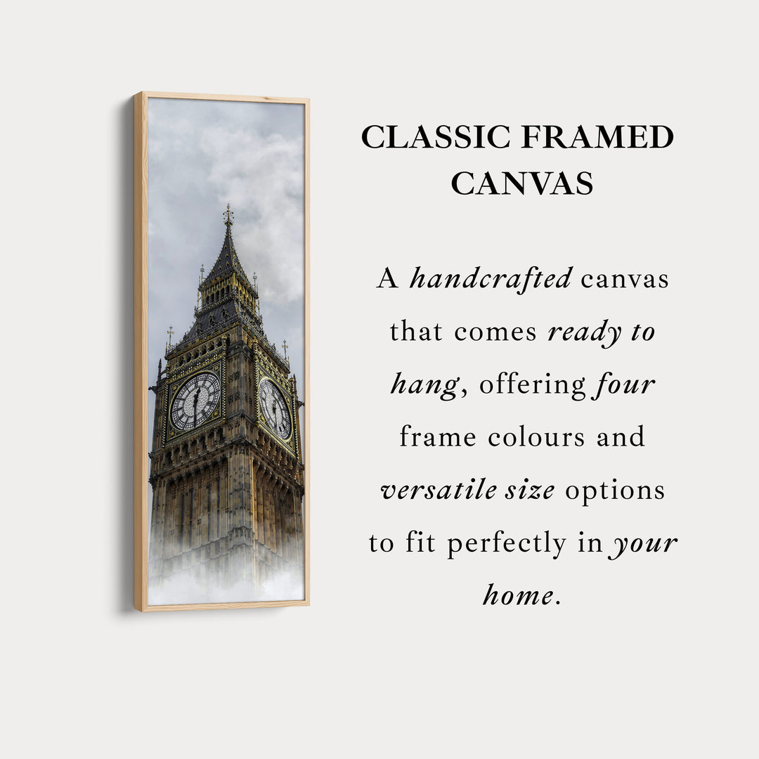 Big Ben London Framed Vertical Wall Art
