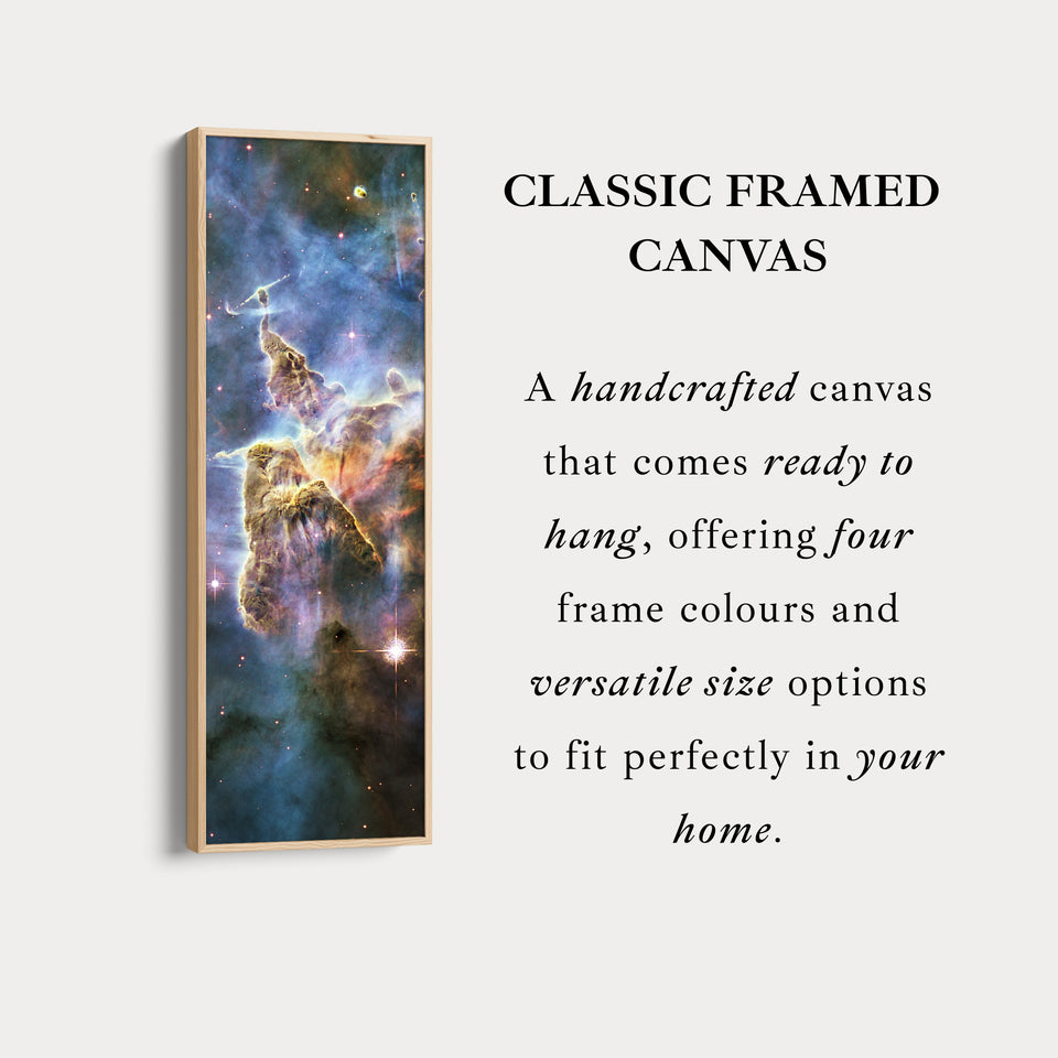 Verticale wanddecoratie Hubble-nevel NASA-fotografie