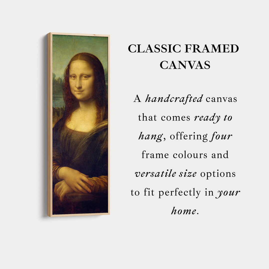 Long Vertical Wall Art Leonardo Di Vinci Mona Lisa