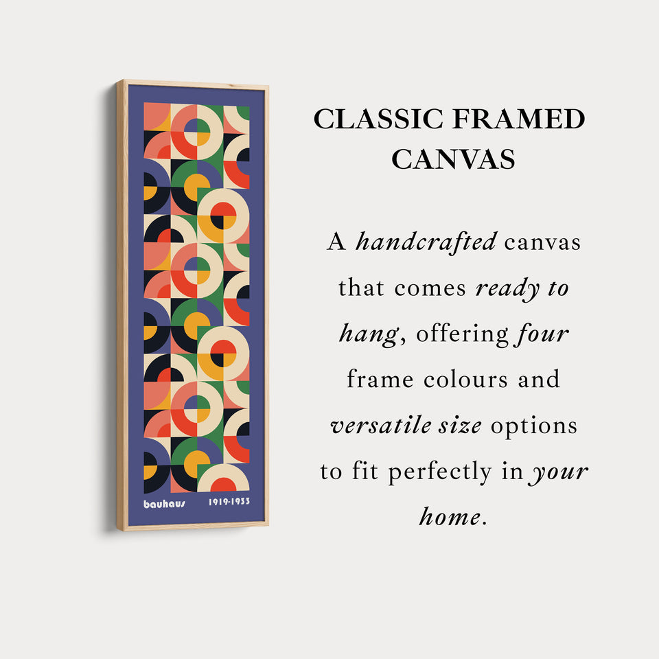 Décor bleu ardoise vertical Bauhaus milieu du siècle