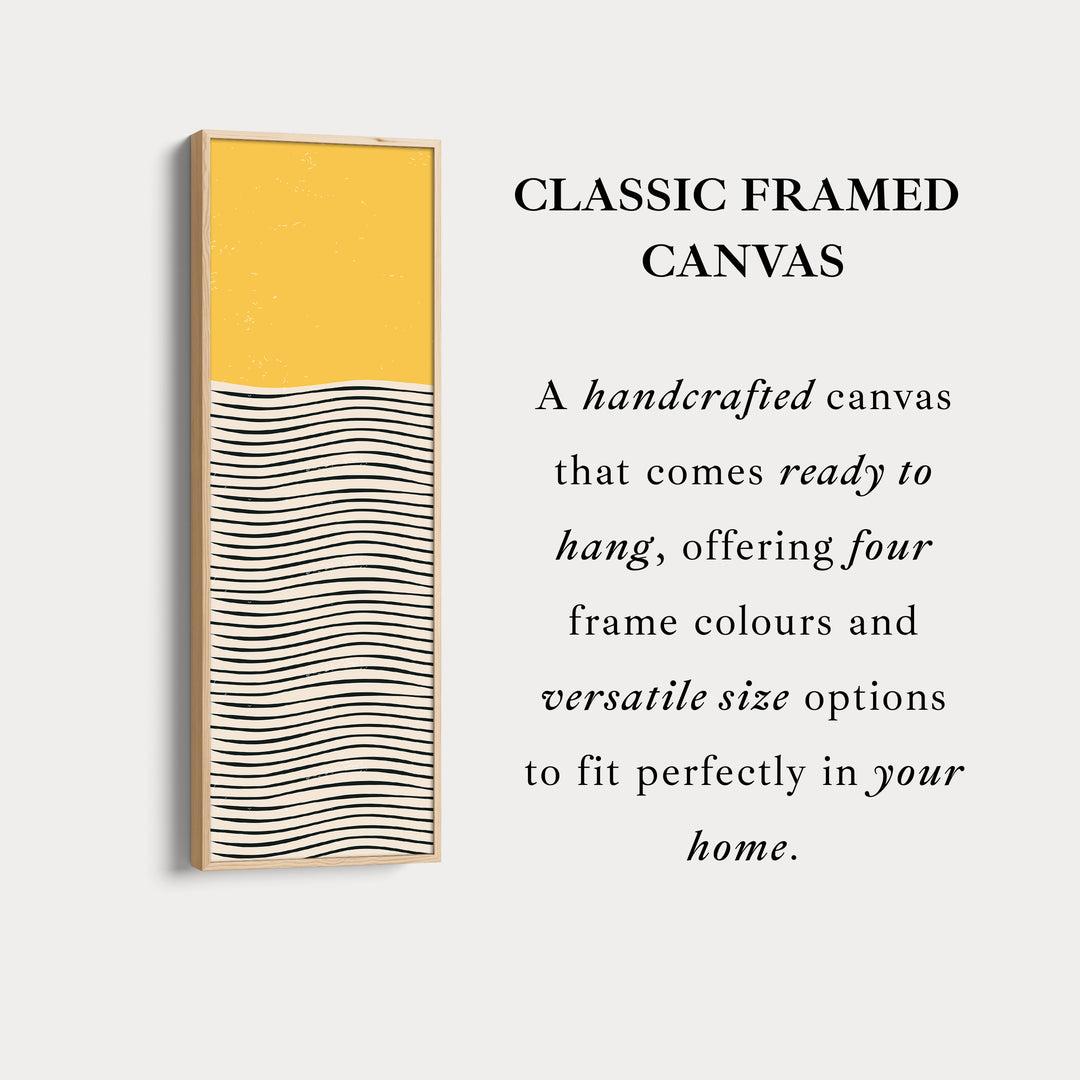 Minimalist Brush Dots Vertical Framed Canvas Wall Art for Bedroom or Office