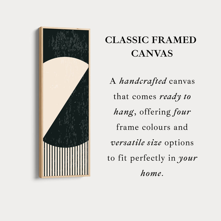 Art mural sur toile encadrée verticale Soleil Pop Art rétro pour chambre ou salon