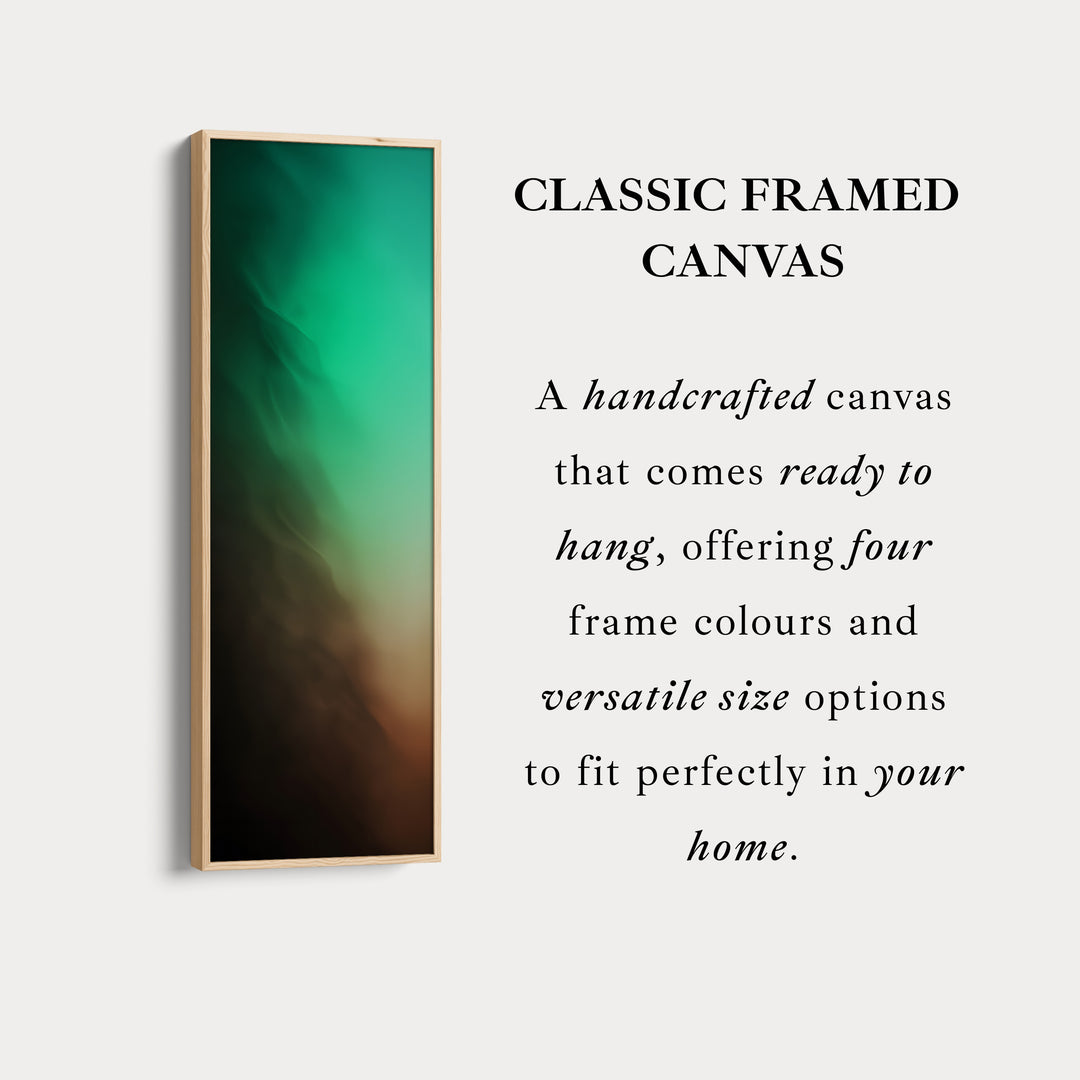 Tall Wall Art Green Beige Skinny Wall Art For Bedroom