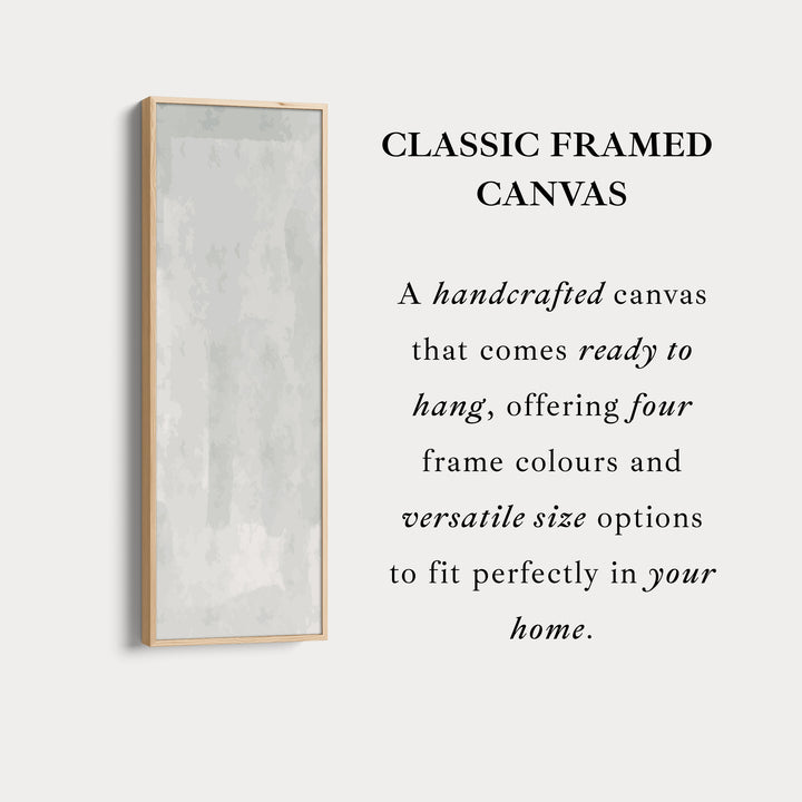 Vertical Wall Art Grey Beige Tall Canvas For Hallway