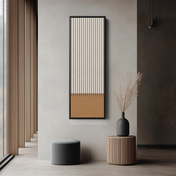 9. Vertical Hall Decor - BlackV0377