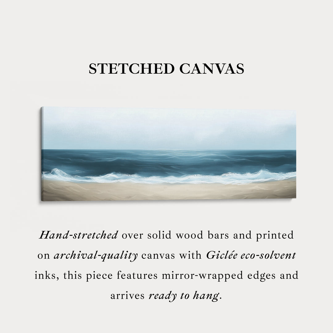 Abstract Strand Groot Canvas Muurkunst