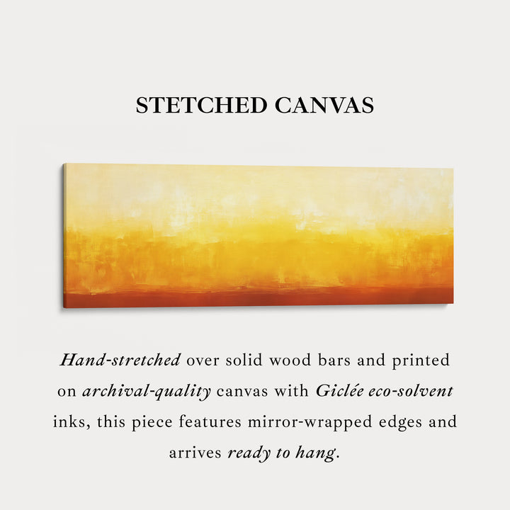 Abstracte gele grote ingelijste wandafbeeldingen voor woonkamer