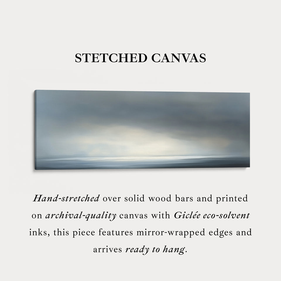 Abstract Sunset Long Skinny Above Bed Wall Decor