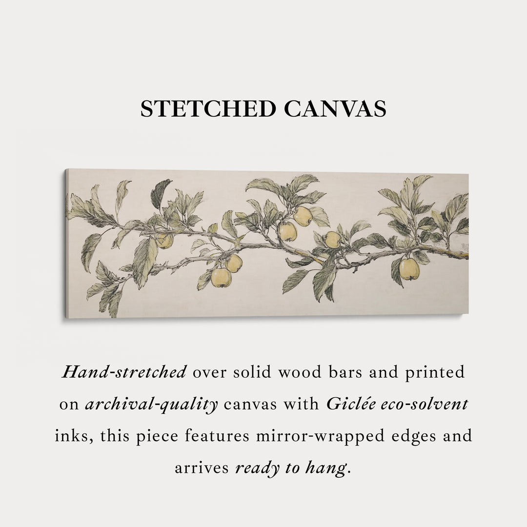 Appelboom Boven Bed Decor Geïnlijst Canvas Wanddecoratie