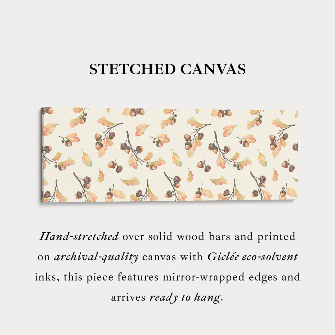 Eikel Boven Bed Muurdecoratie