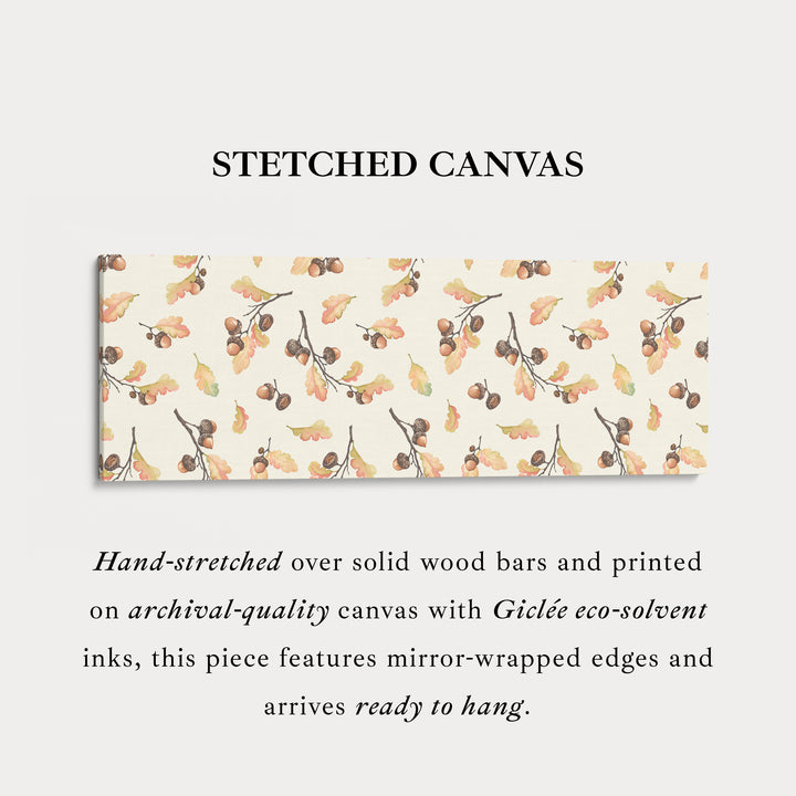 Eikel Boven Bed Muurdecoratie