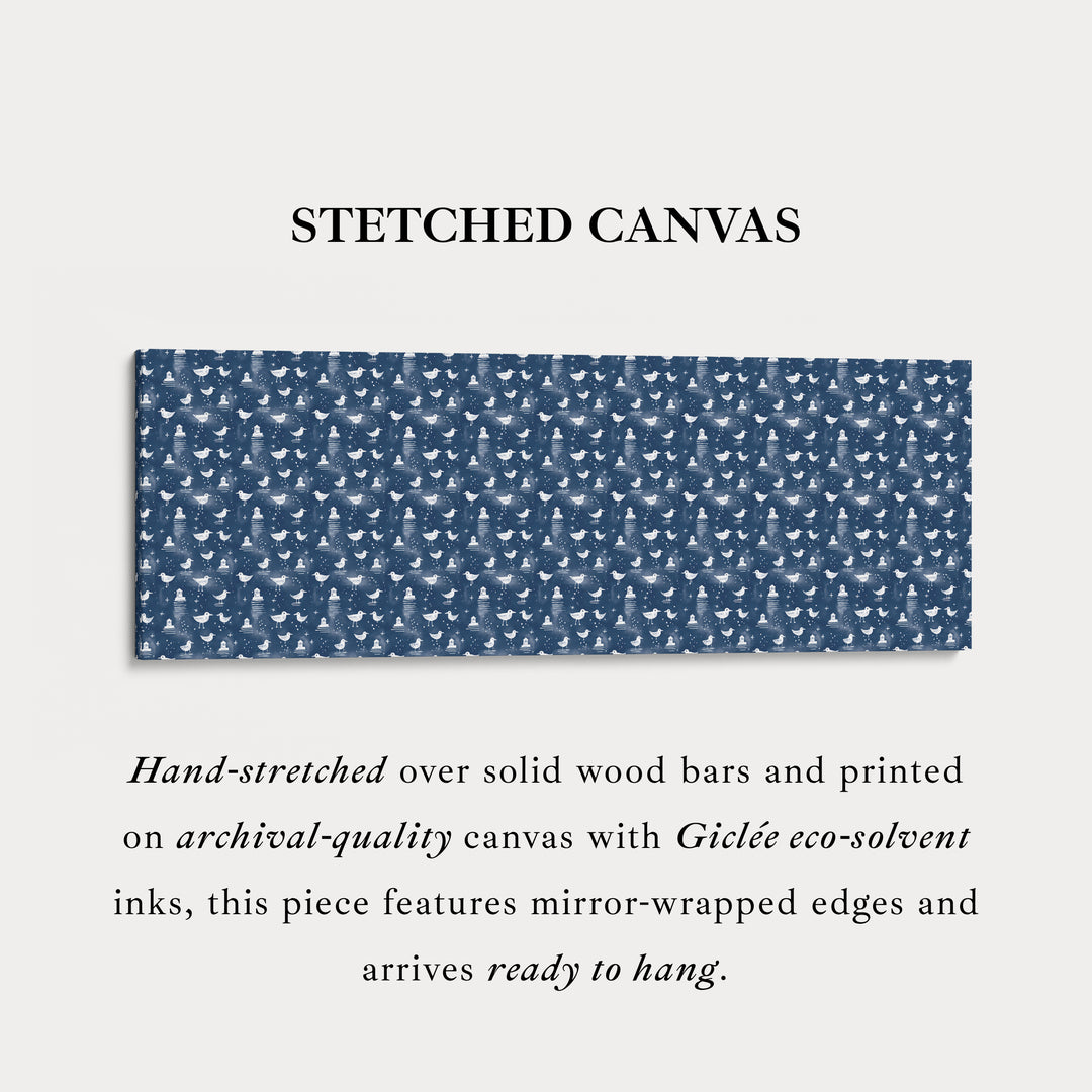 Meeuwen & Vuurtorens Lange Smalle Panoramische Muurdecoratie