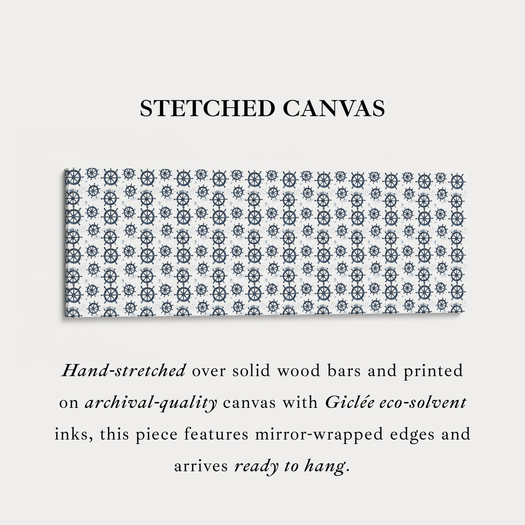 Scheepswiel Lang Smal Panoramisch Muurdecoratie