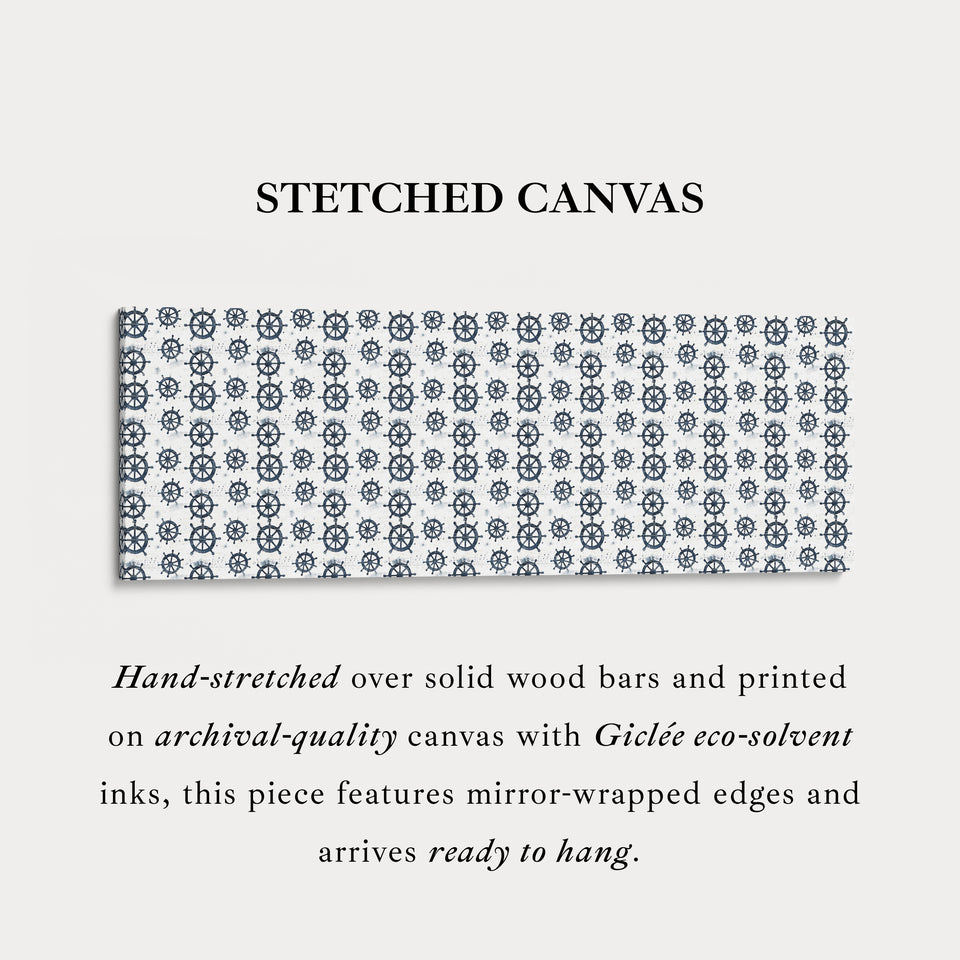 Schiffsrad Lang Schmal Panoramawandkunst