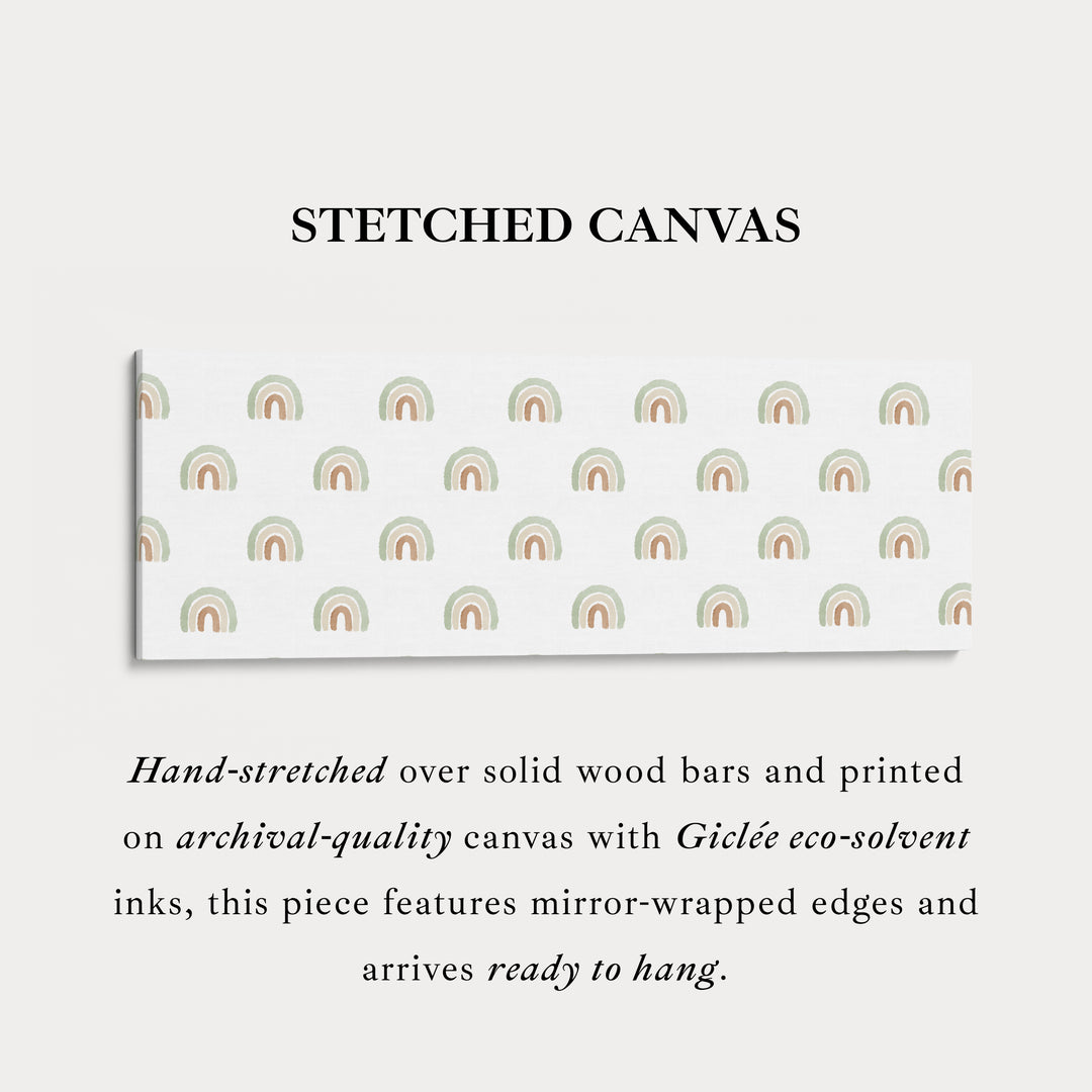 Boho regenbogen lange smalle kinderkamer muurdecoratie