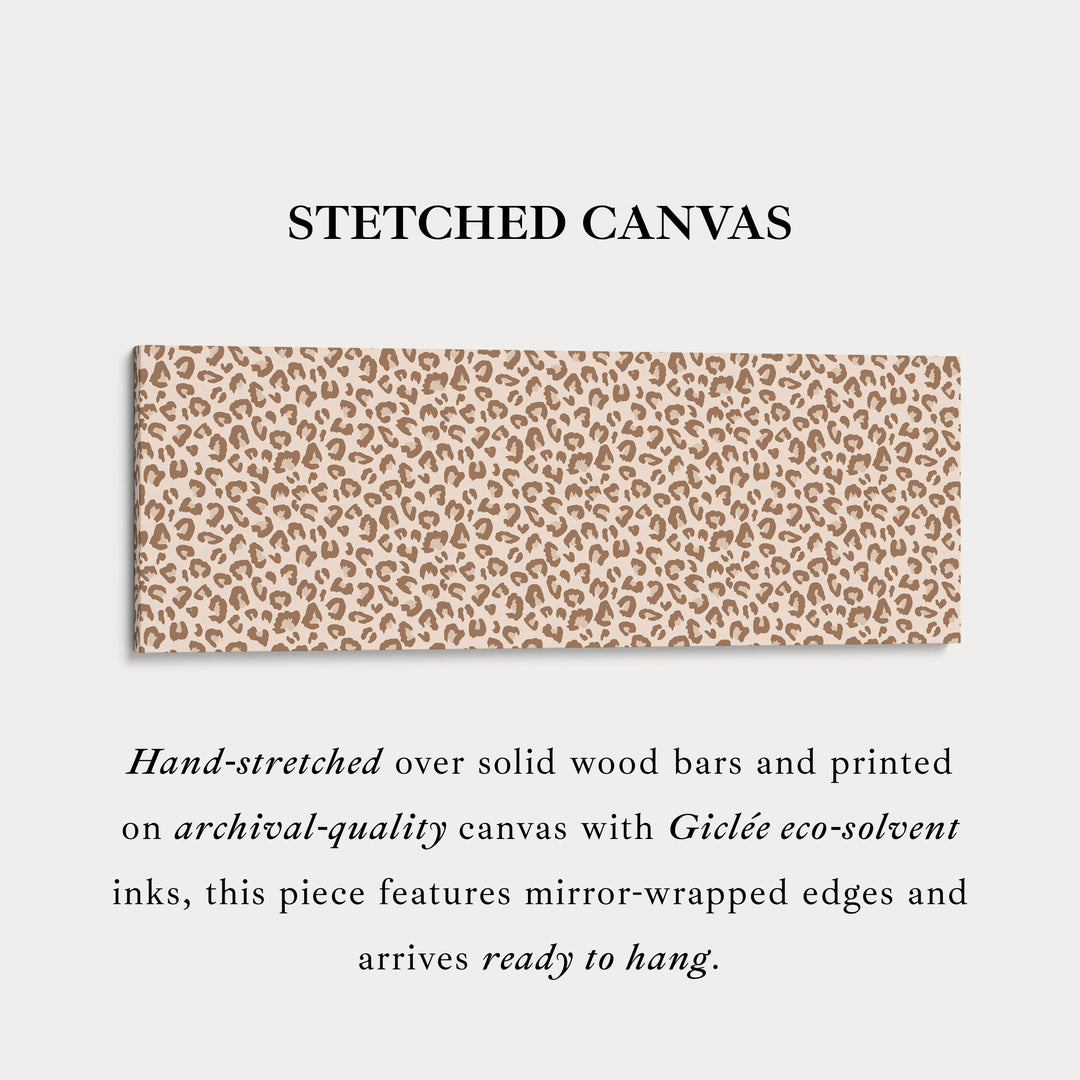 Luipaardprint Lange Horizontale Wanddecoratie