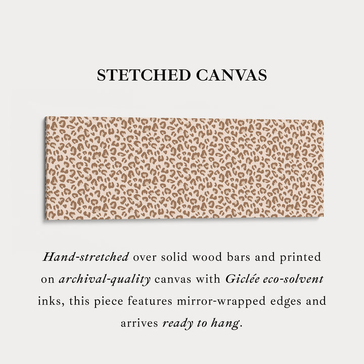 Luipaardprint Lange Horizontale Wanddecoratie