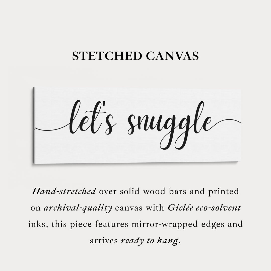 Slaapkamer Boven Bed Decor 'Laten We Knuffelen'