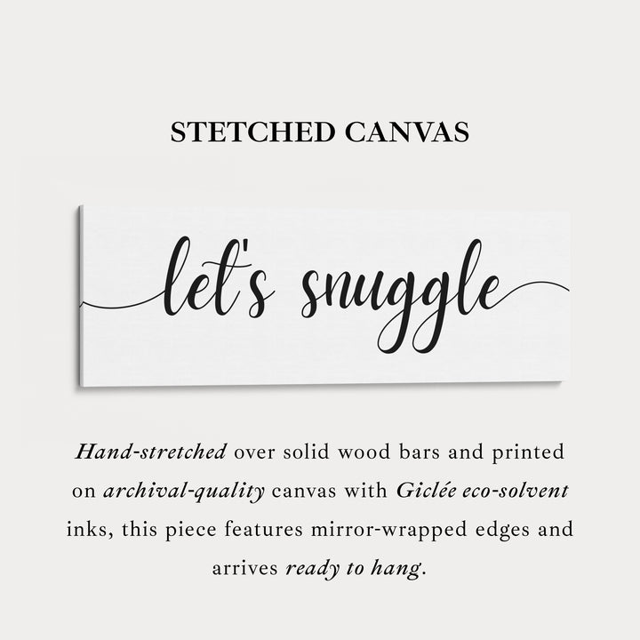 Slaapkamer Boven Bed Decor 'Laten We Knuffelen'