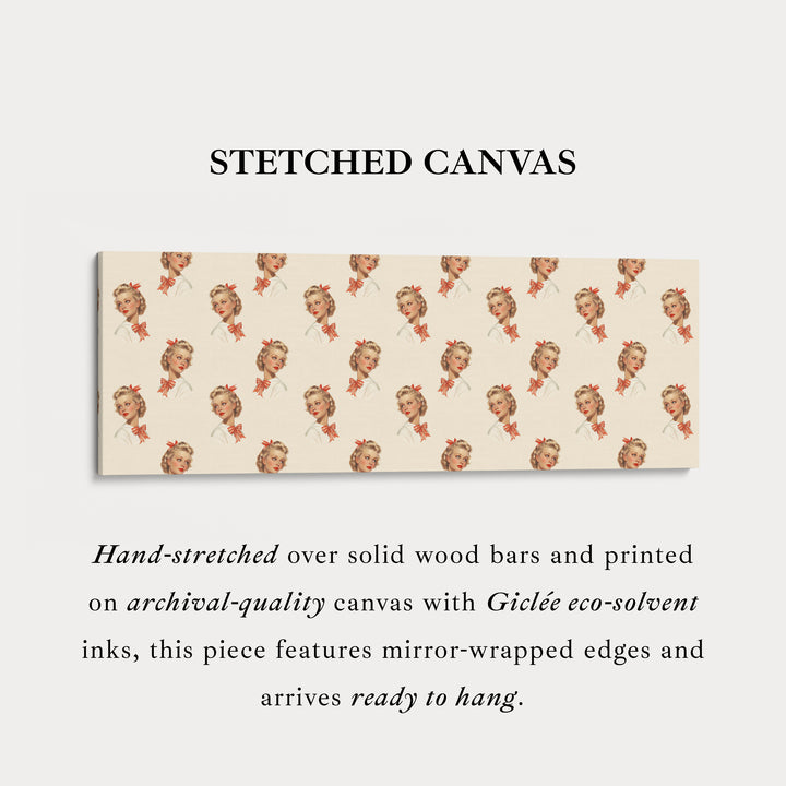 Die schmale, lange Wanddekoration im Vintage-Stil