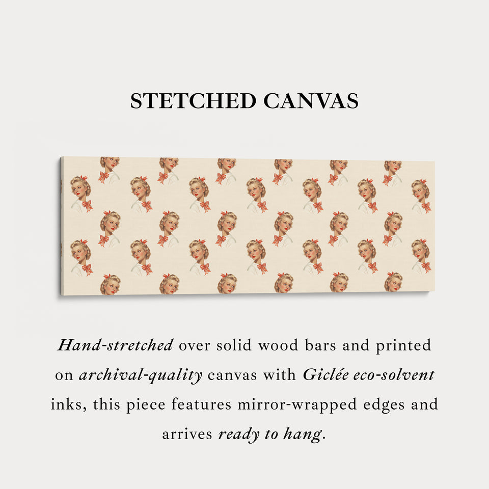 Die schmale, lange Wanddekoration im Vintage-Stil