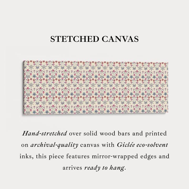 Horizontale wanddecoratie William Morris Madeliefje