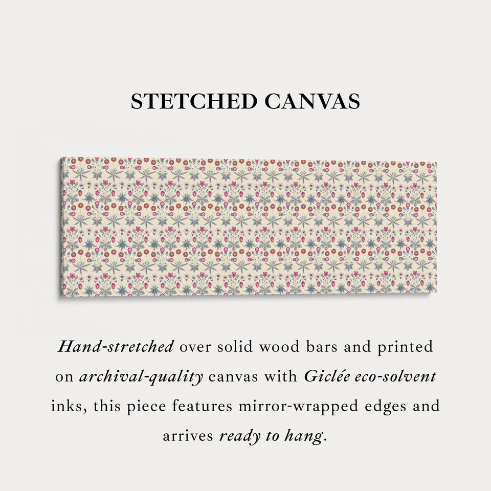 Horizontal Wall Art William Morris Daisy