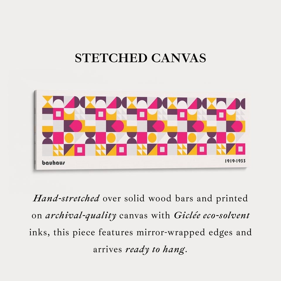 Panoramische Wandkunst Leinwand Bauhaus Groß Gerahmt