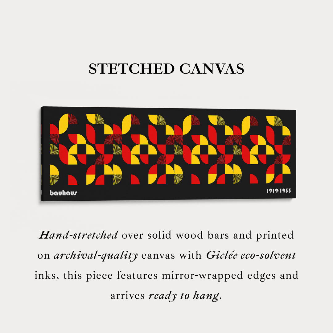 Smalle Boven Bed Wanddecoratie Grote Gevulde Bauhaus Modern