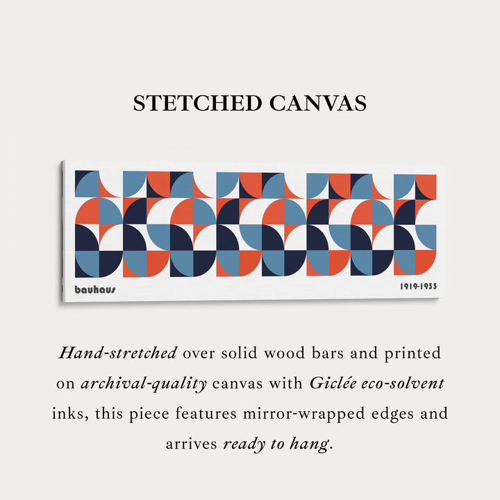 Lang ingelijste woonkamer wanddecoratie moderne Bauhaus