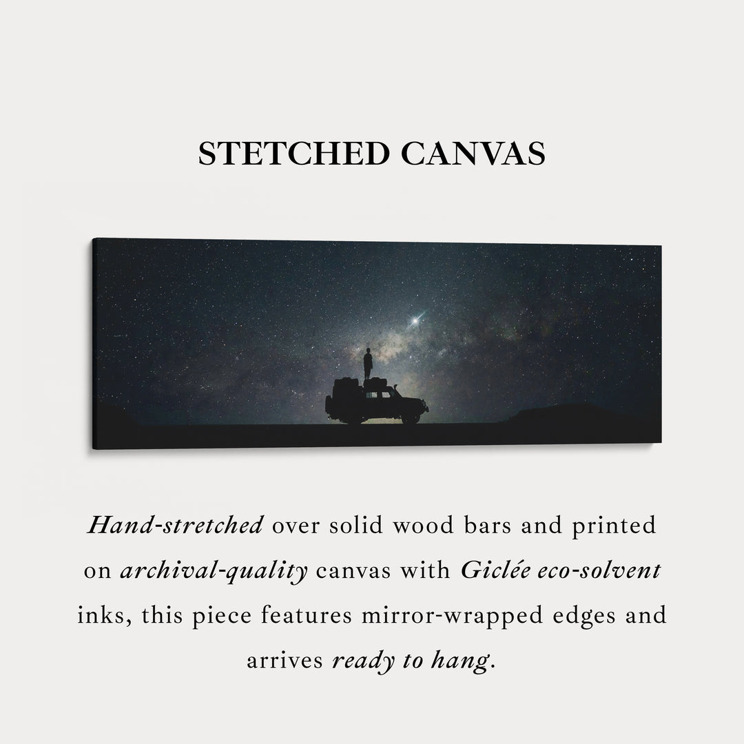 Above Bed Wall Decor Night Sky Long Wall Art