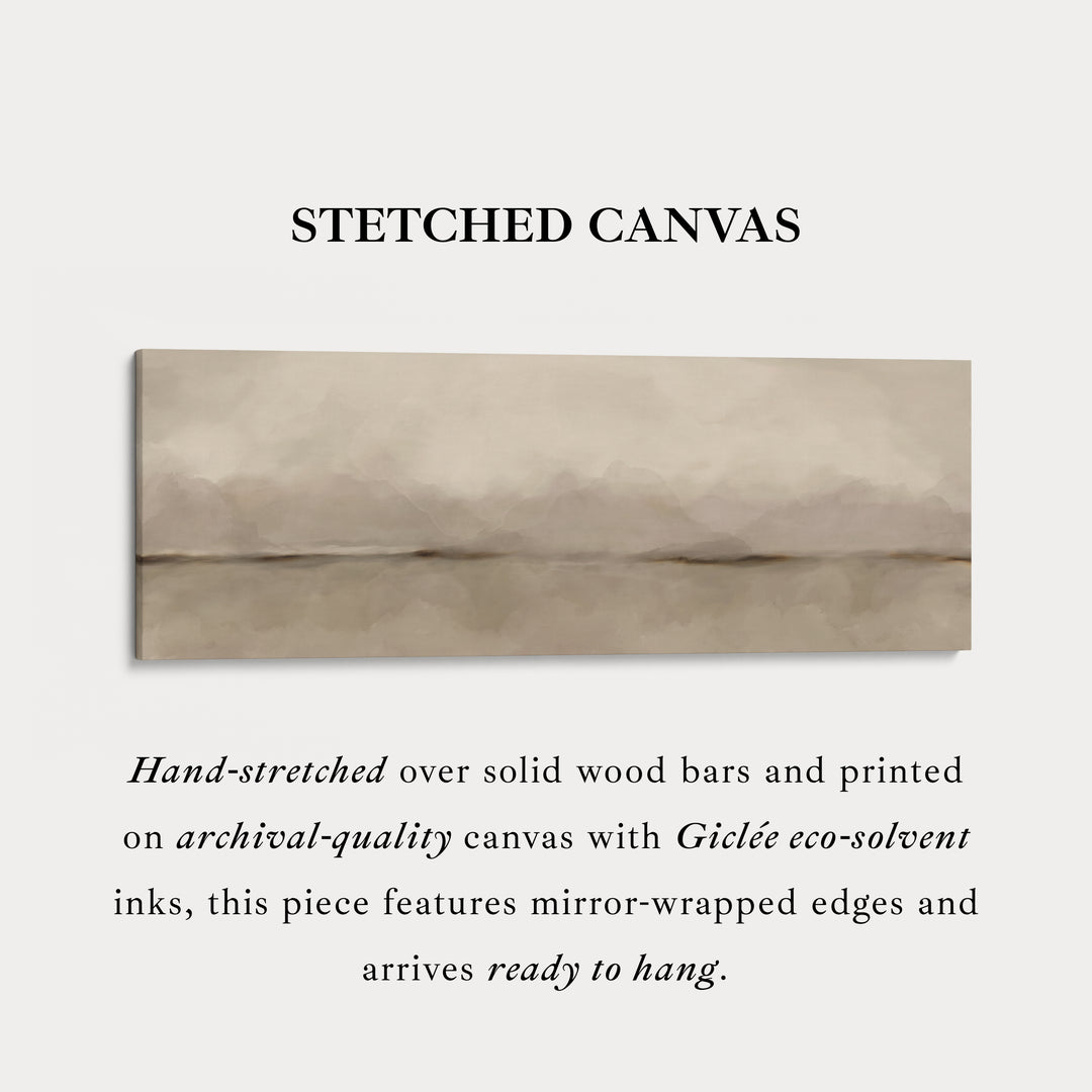 Panoramic Wall Art Neutral Landscape Inspired For Living Room