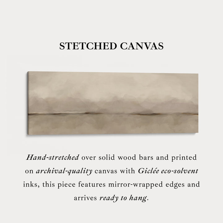 Panoramic Wall Art Neutral Landscape Inspired For Living Room