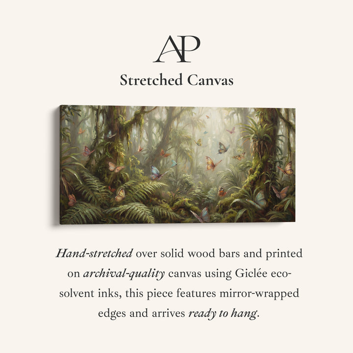 Enchanted Forest horizontal wall art Butterflies Statement Wall Decor Bedroom