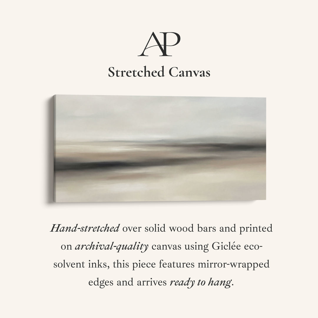 Minimal Seascape wide framed canvas Extra Wide Canvas For Office