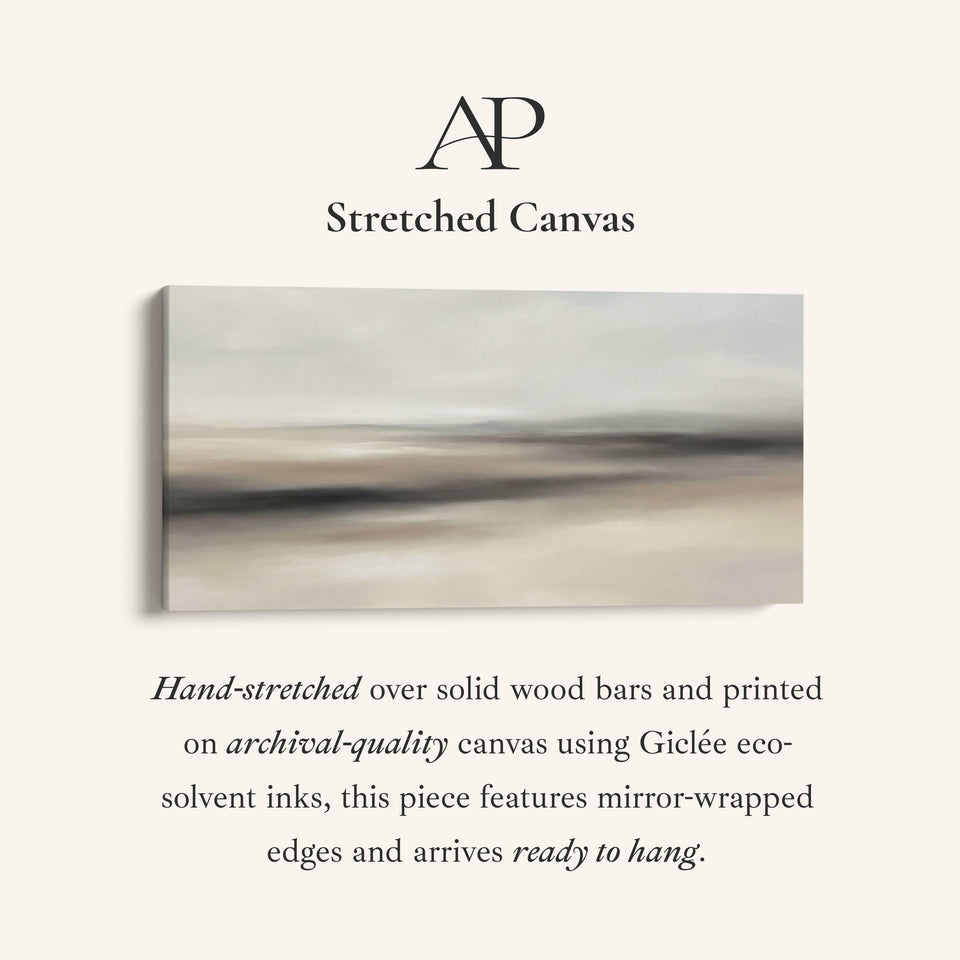 Minimal Seascape wide framed canvas Extra Wide Canvas For Office