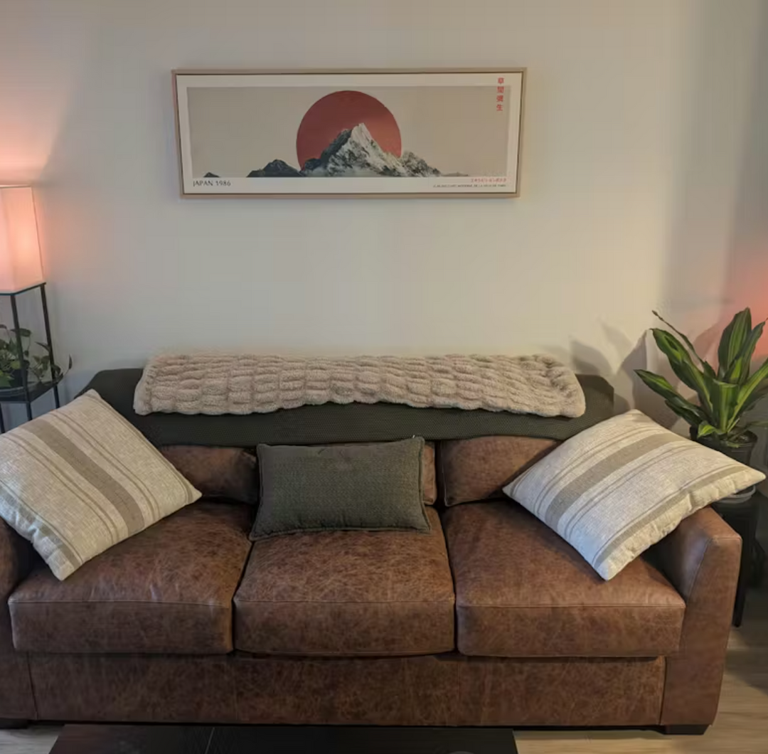 above sofa wall art