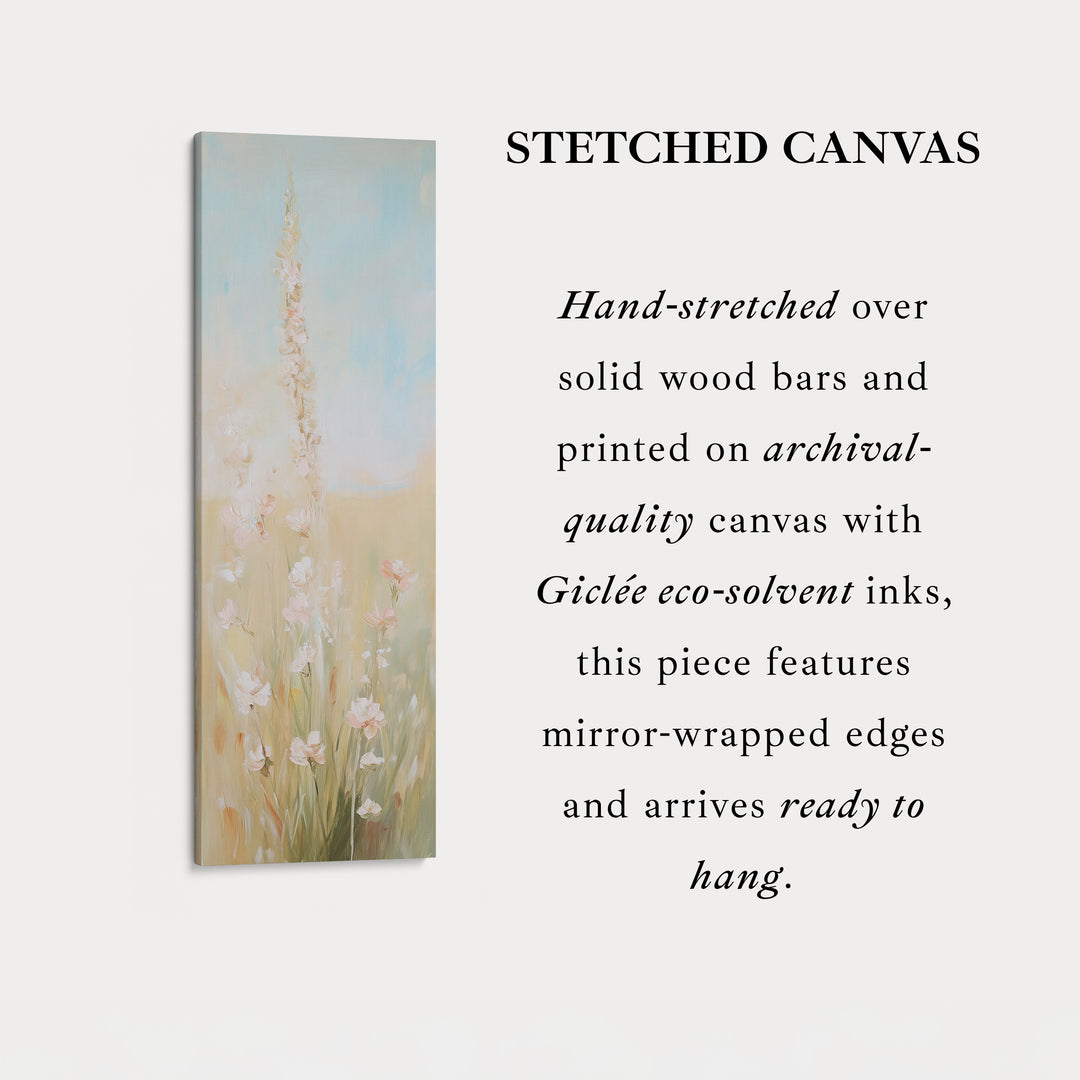 Tall Vertical Wall Art - Floral Painting