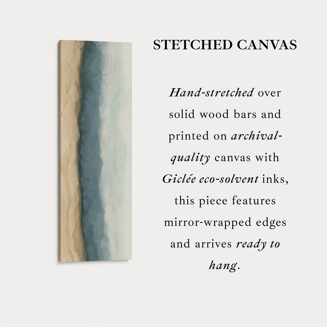 Tall Slim Vertical Long Abstract Canvas Wall Decor