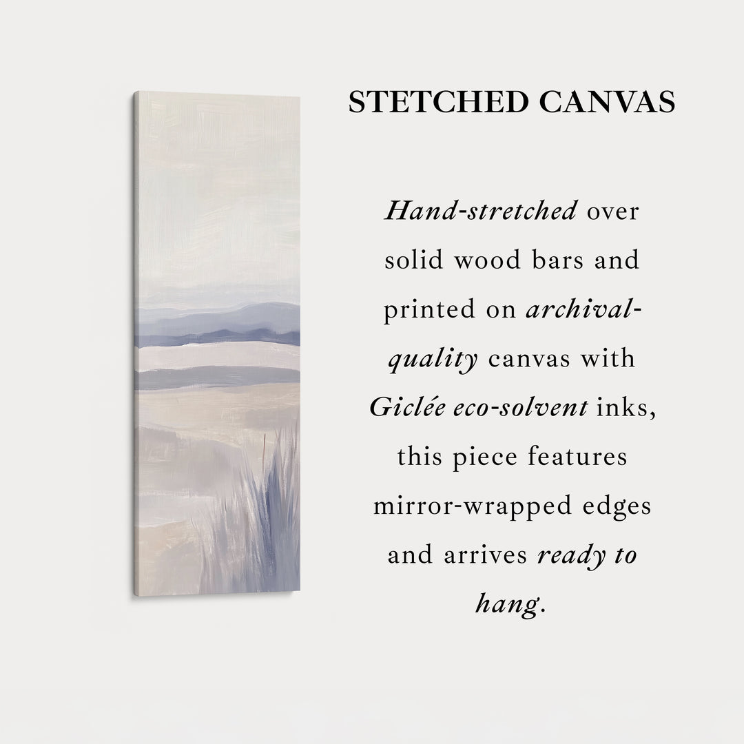 Long Tall Vertical Wall Art - Abstract Landscape Canvas